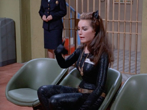 Crichton's seating area in Catwoman Goes to College