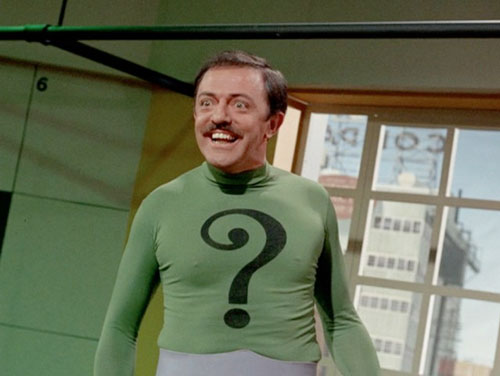 John Astin as the Riddler