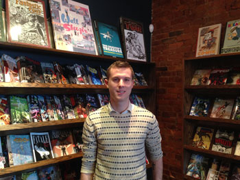 Matt Seneca at Bergen Street Comics