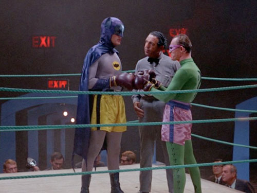 To The Batpoles! Batman 1966: #073 Frank Gorshin returns - Don't blink or  you'll miss him!